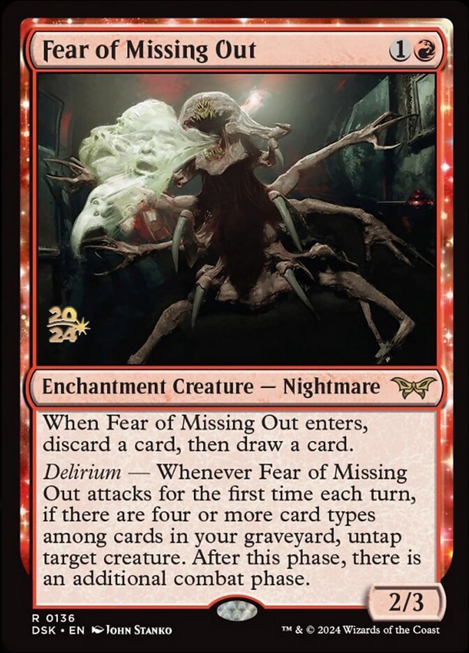 fear of missing out mtg card Fear of Missing Out | Promotional