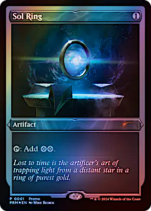 sol ring card mtg FOIL Elven (408) from Universes Beyond: The Lord of the Rings: Tales of Middle-earth the ring harnesses its stellar energy for an unfathomable purpose. Sol Ring (1494) (Galaxy Foil)