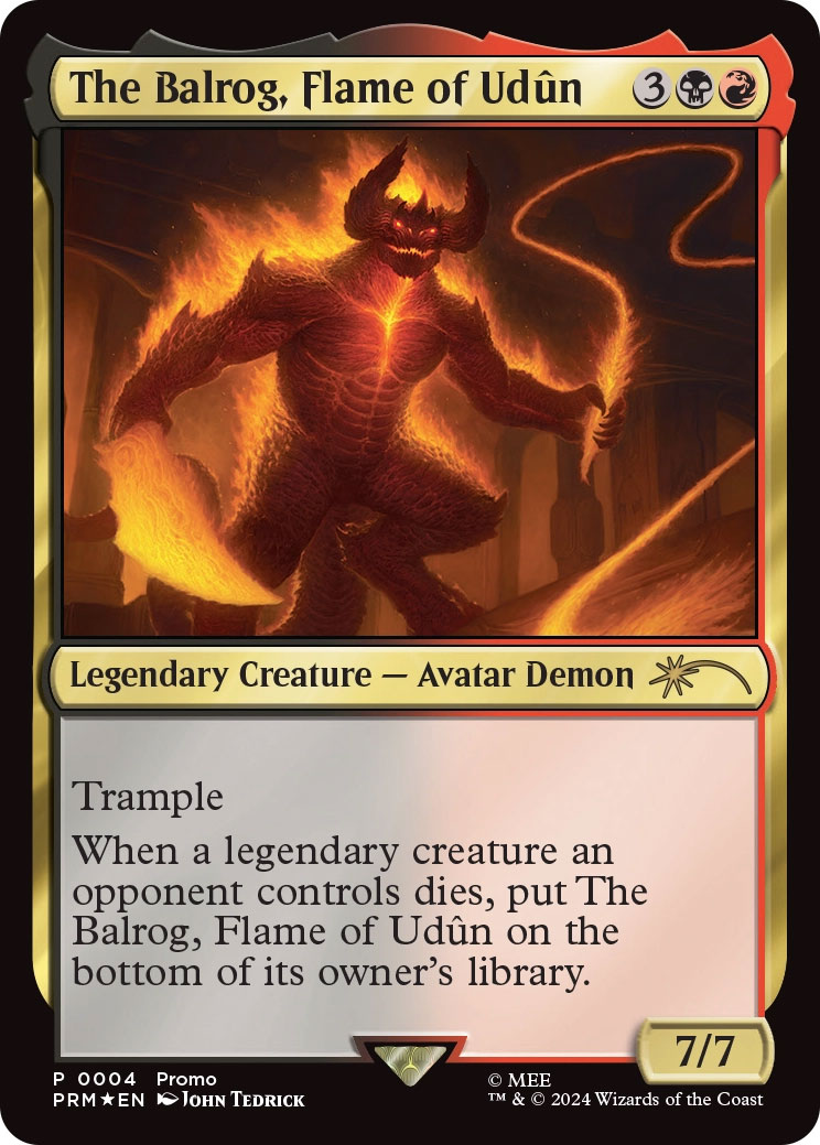 The Balrog, Flame of Udun | Promotional | Card Kingdom