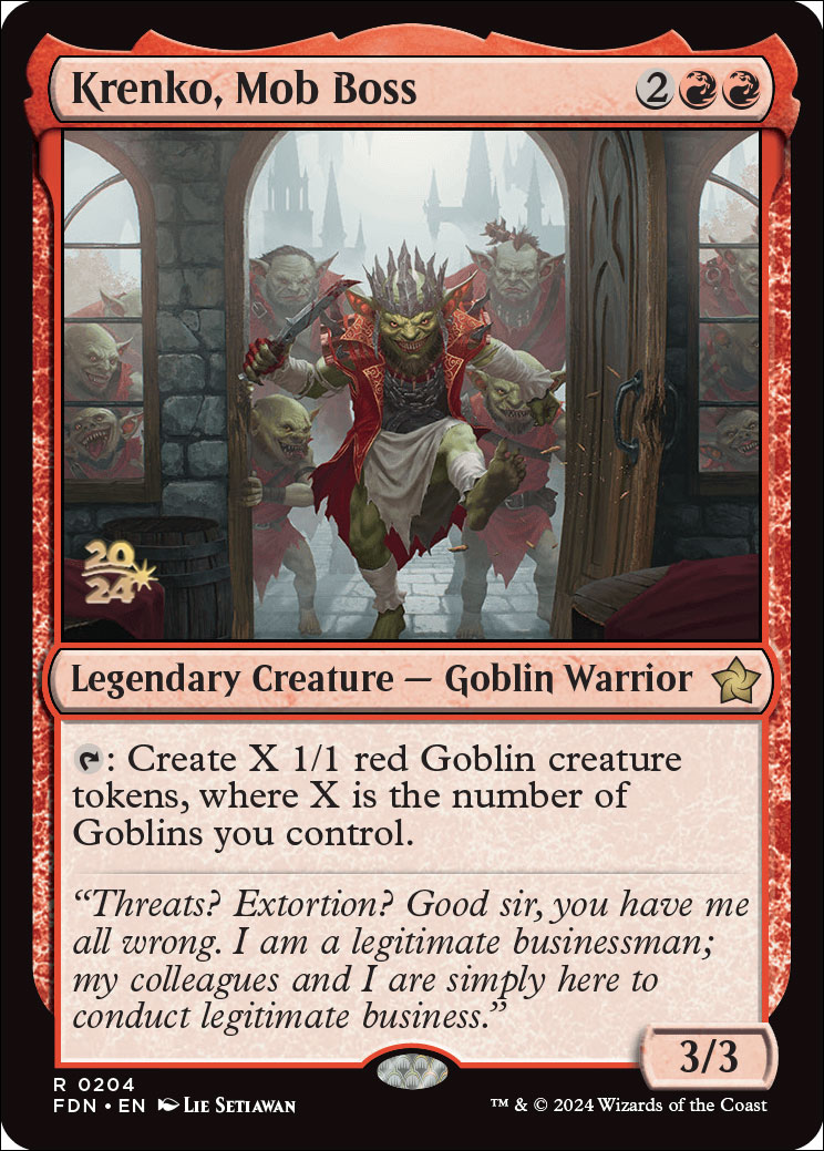 mtg krenko mob boss commander deck Krenko, - Selector(.legalities Krenko, Mob Boss | EDH