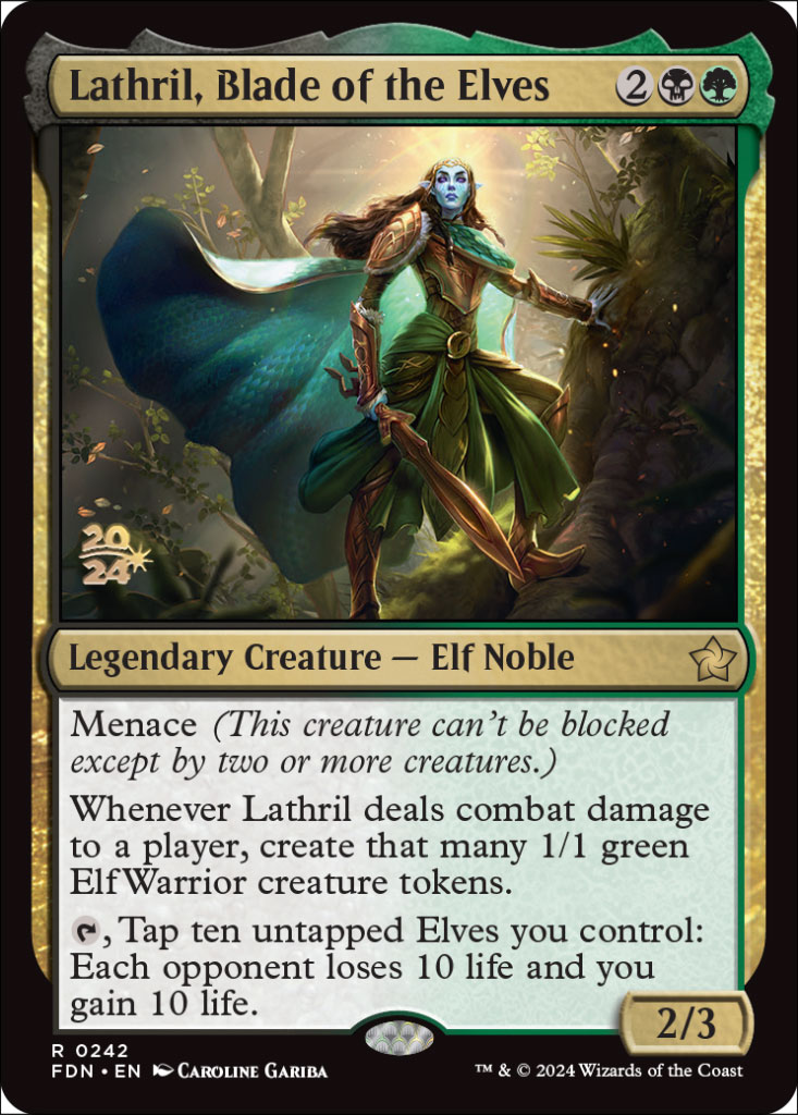 mtg lathril commander deck Lathril, Blade of the Elves | Promotional