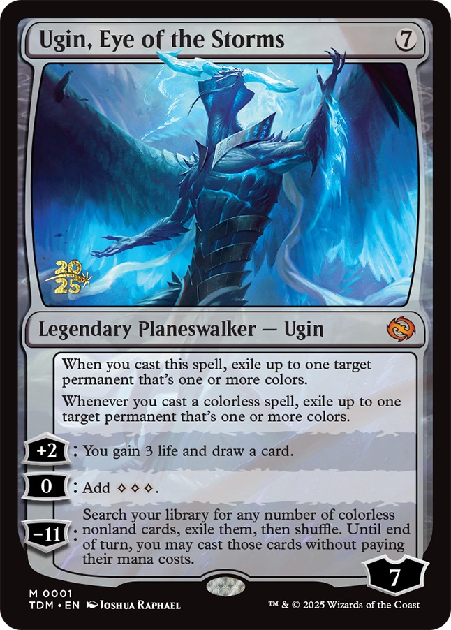 MTG 嵐の目、ウギン/Ugin, Eye of the Storms Foil Ugin, Eye of the Storms (Showcase) (Halo Foil) | Tarkir