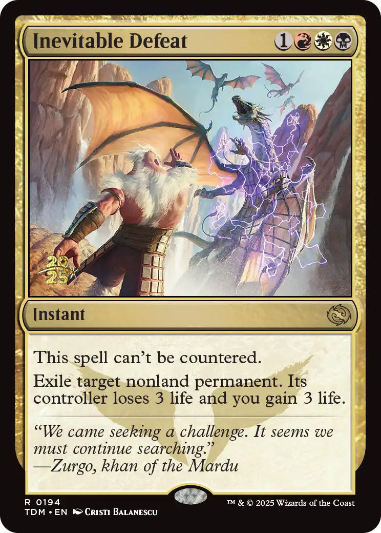 Inevitable Defeat | Promotional | Card Kingdom