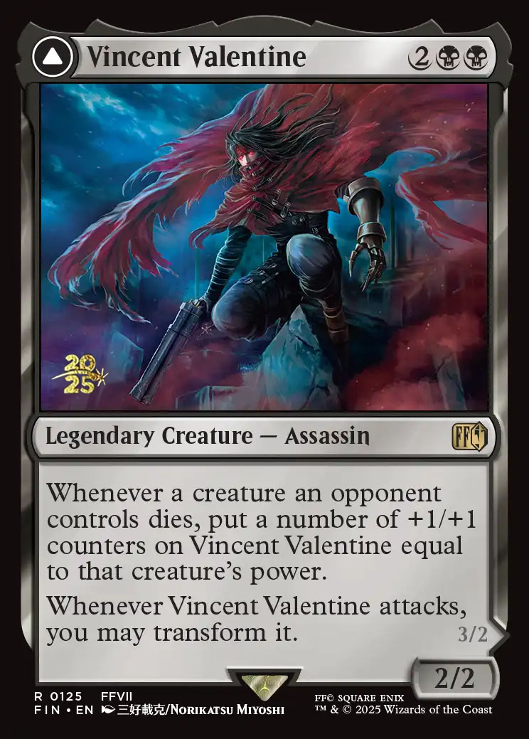 vincent mtg card OK, can someone please help me understand Vincent Valentine : r/mtg