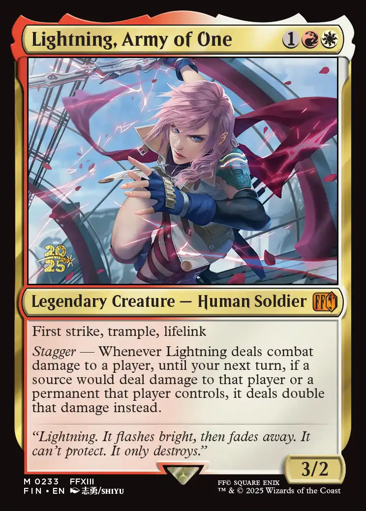 Lightning, Army of One | Promotional | Card Kingdom