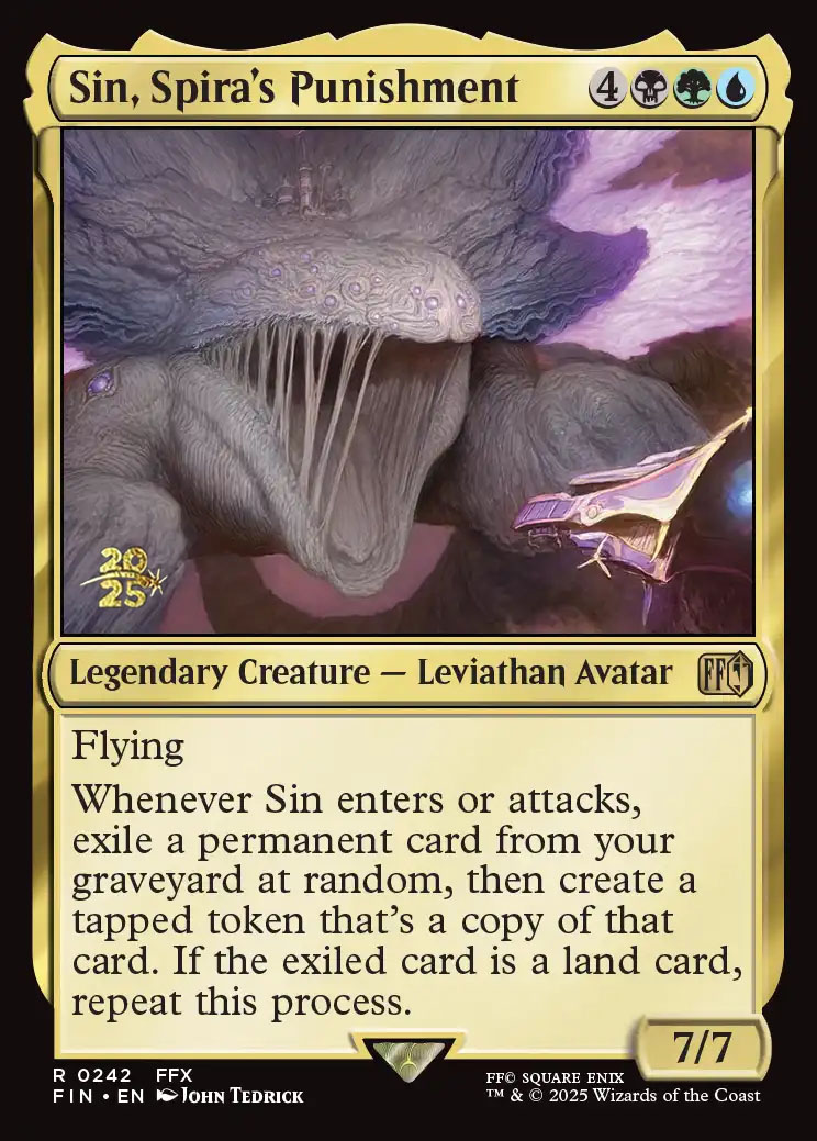 sin mtg card Sin, Spira's Punishment | Promotional