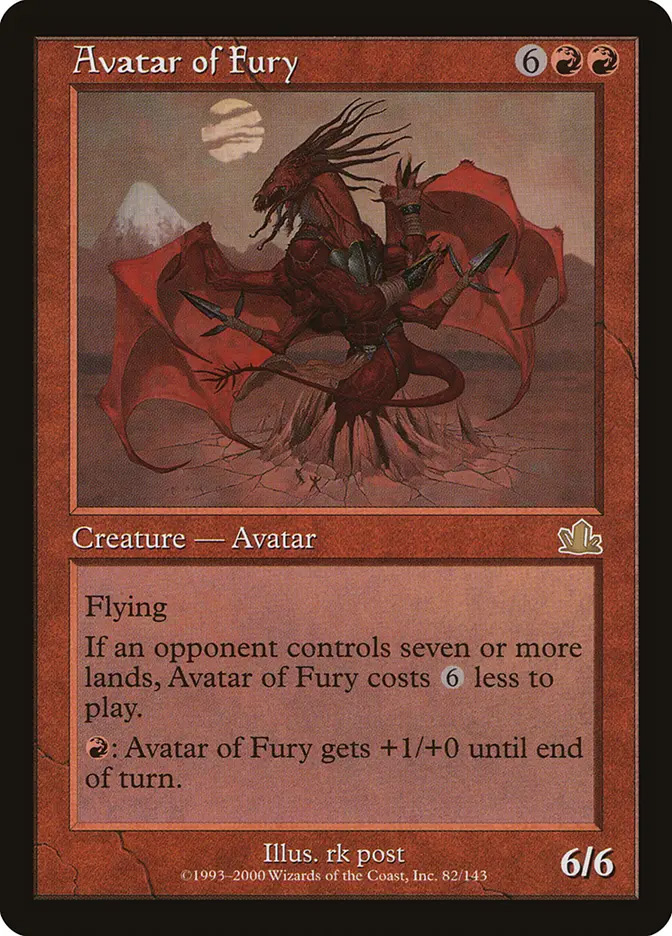 Avatar of Fury | Prophecy Foil | Card Kingdom