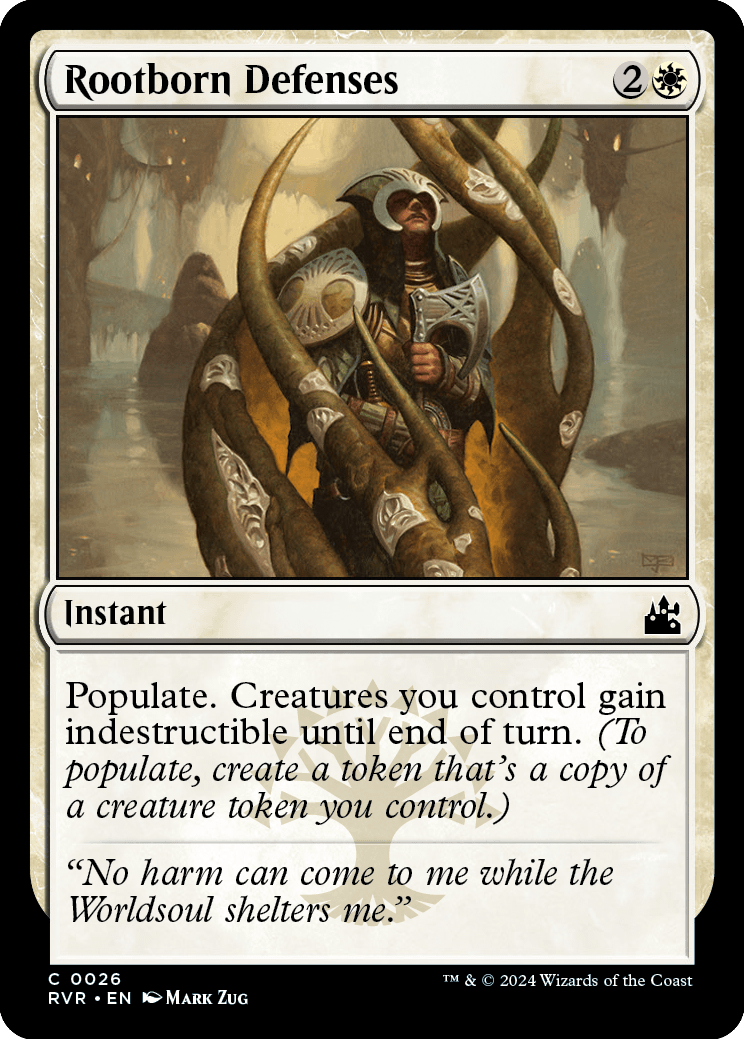Rootborn Defenses | Ravnica Remastered Foil | Card Kingdom