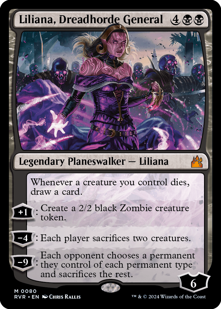 戦慄衆の将軍、リリアナ/Liliana, Dreadhorde General Liliana, Dreadhorde General · Foundations (FDN) #359 · Scryfall