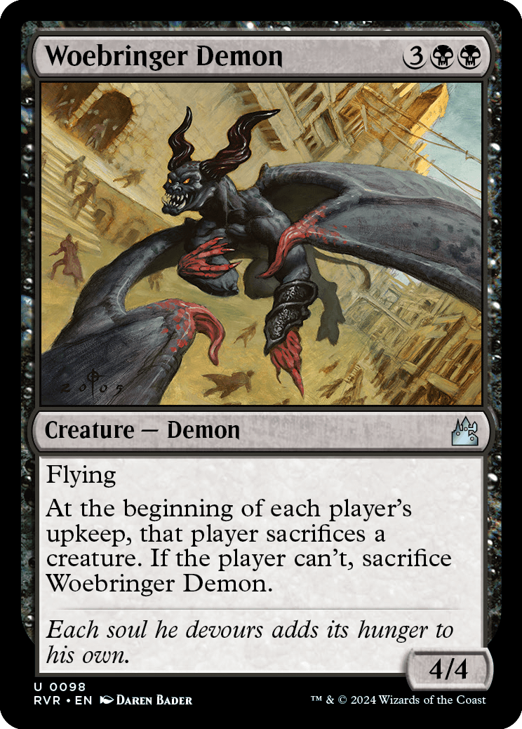 Woebringer Demon | Ravnica Remastered | Card Kingdom