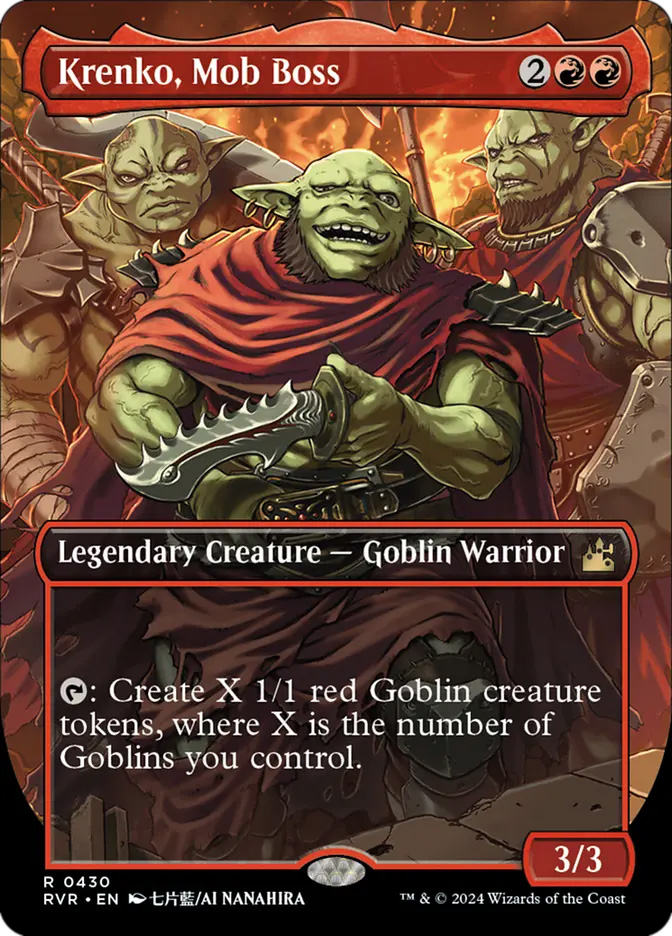 mtg krenko commander deck Custom Commander Deck*** Krenko, Mob Boss - Goblins - EDH MTG Magic Cards