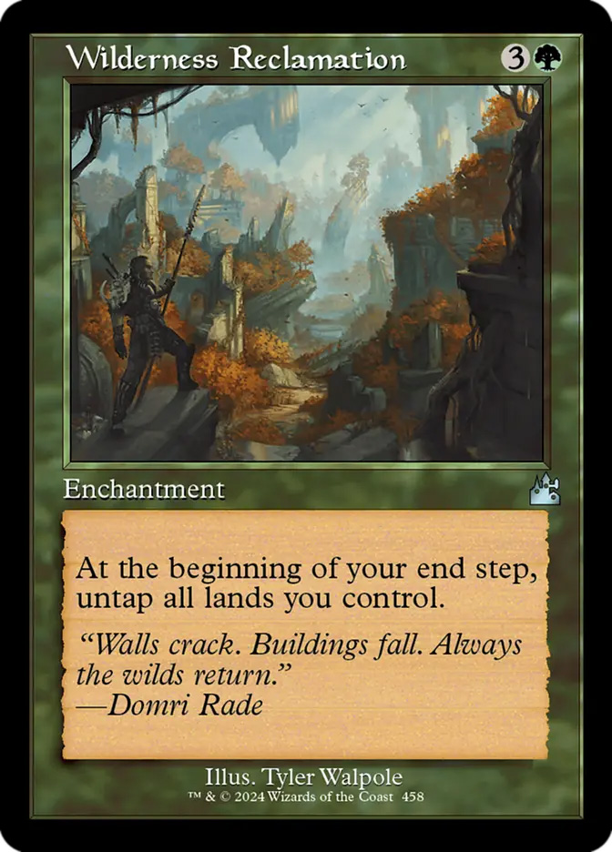 mtg cards like wilderness reclamation : Toys & Games Listed cards may have imperfections. MTG 1x Wilderness Reclamation NM