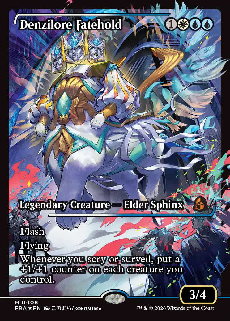 Reality Fracture Variants Foil: Denzilore Fatehold (0408 - Japan