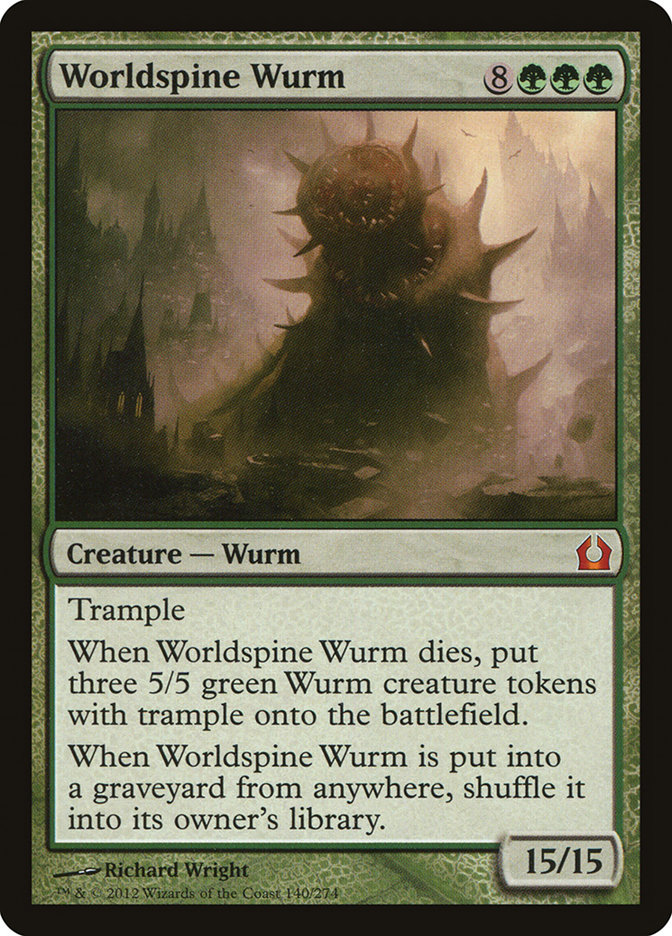 Mtg Return to Ravnica Worldspine Wurm