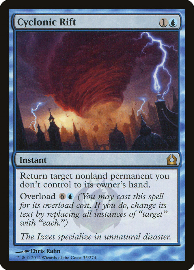 Cyclonic Rift | Return to Ravnica Foil | Modern | Card Kingdom