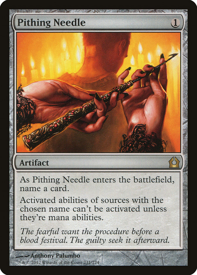 Pithing Needle | Return to Ravnica Foil | Modern | Card Kingdom