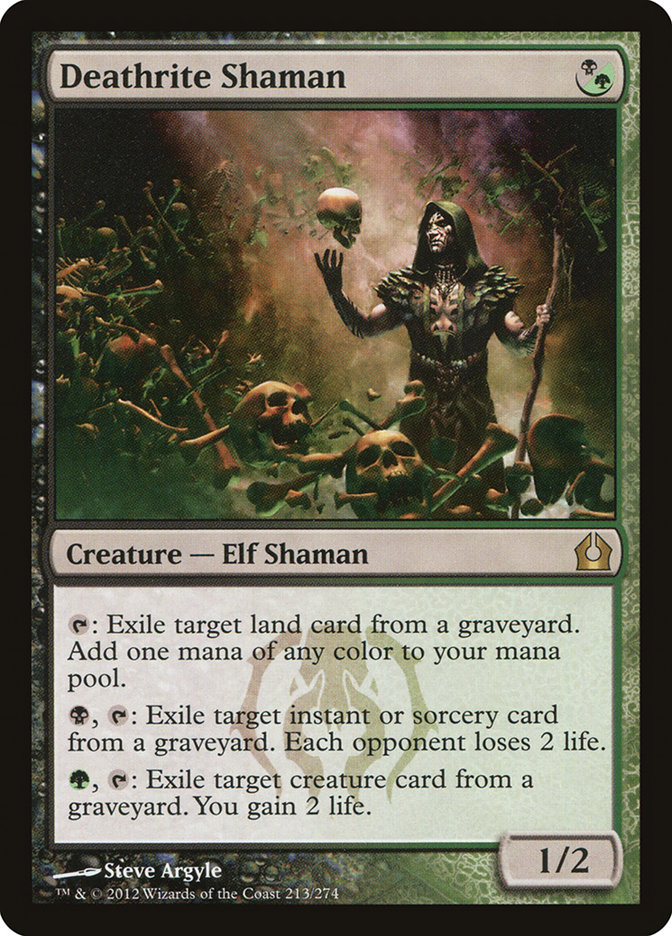 Magic: the Gathering - Deathrite Shaman (213) - Return to Ravnica