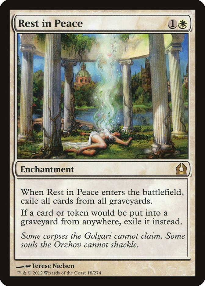 Mtg Return to Ravnica Rest in Peace