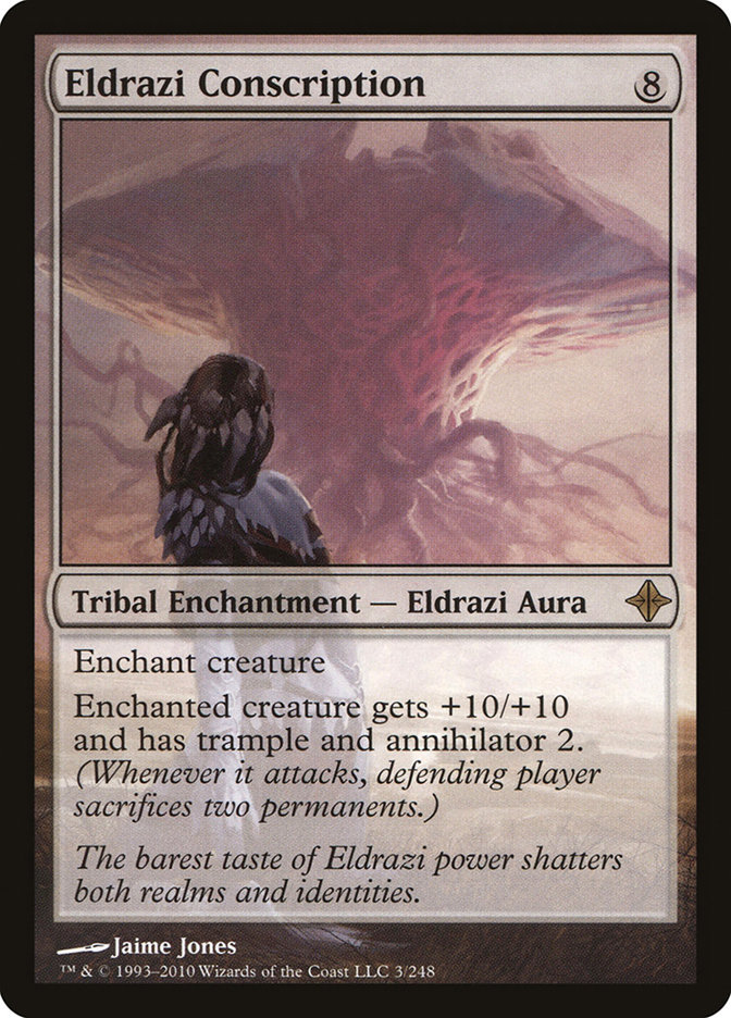 Mtg Rise of the Eldrazi Rare Eldrazi Conscription