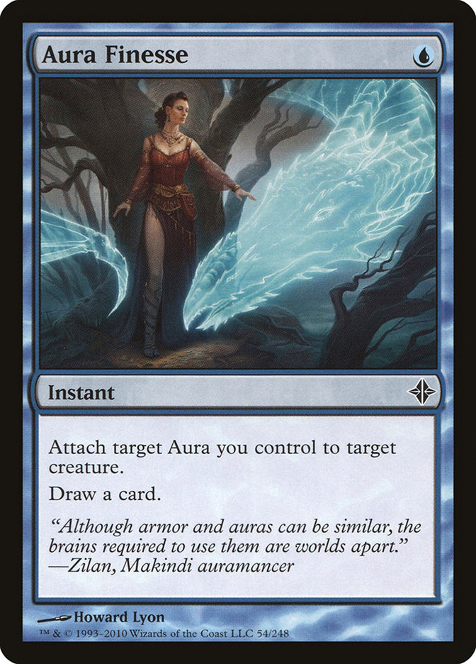 mtg aura draw a card Aura Finesse | Rise of the Eldrazi | Modern