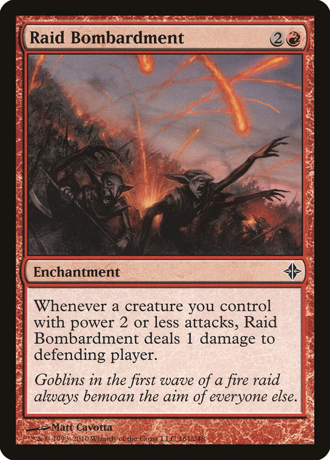 mtg raid cards Raid Bombardment | Rise of the Eldrazi | Modern