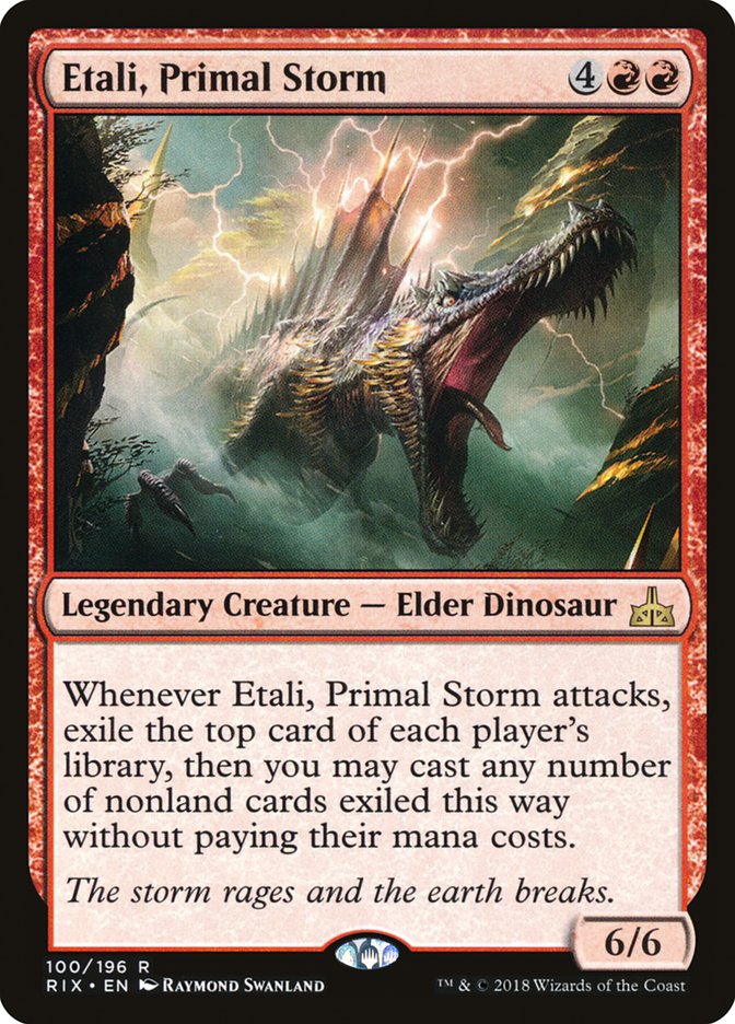 Mtg Rivals of Ixalan Etali, Primal Storm