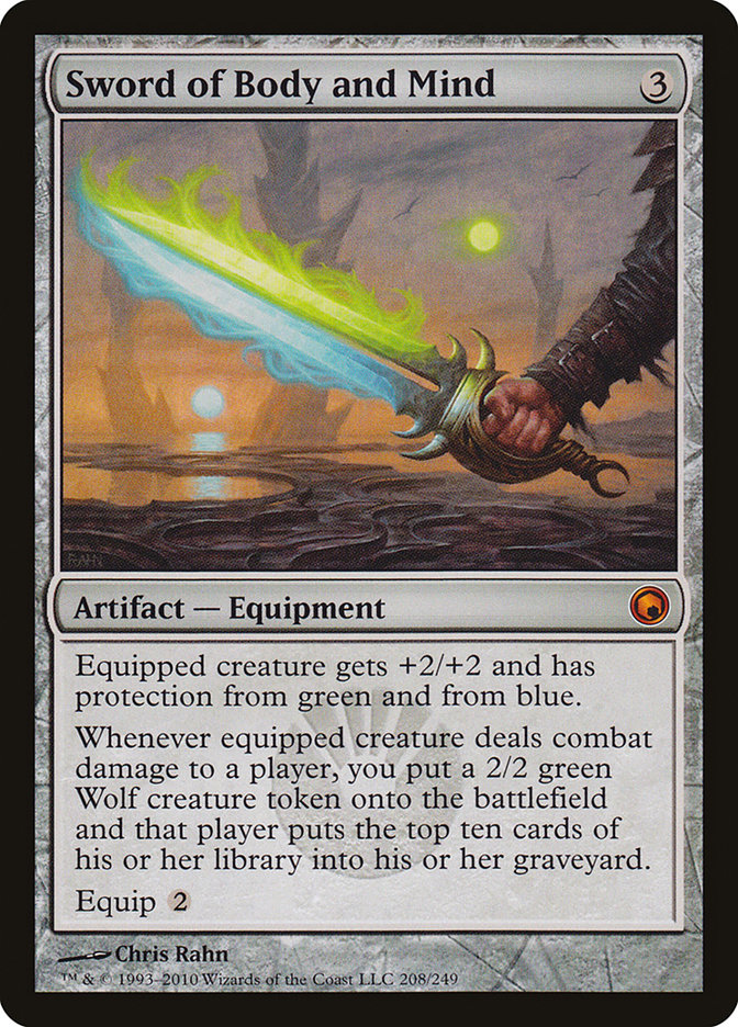 Sword of Body and Mind | Scars of Mirrodin Foil | Modern | Card