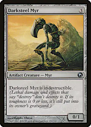 mtg scars of mirrodin card list Rare Myr Reservoir #183 Return target Myr card from your graveyard to your hand. Swamp (SOM-238) - Scars of