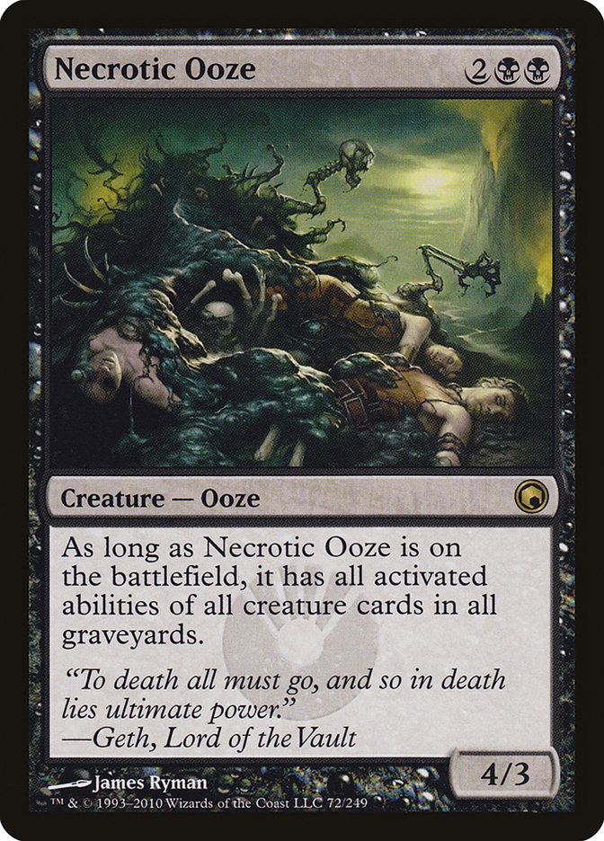Necrotic Ooze | Scars of Mirrodin Foil | Modern | Card Kingdom