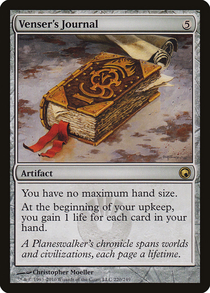 Magic the Gathering Scars of Mirrodin Rare Venser's Journal #220