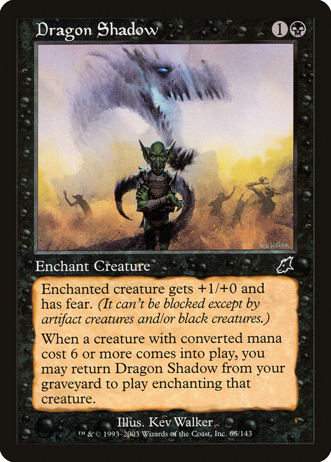 shadow mtg card Dragon Shadow | Scourge