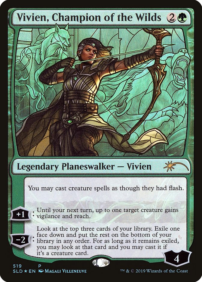 mtg vivien cards Vivien, Champion of the Wilds | Secret Lair