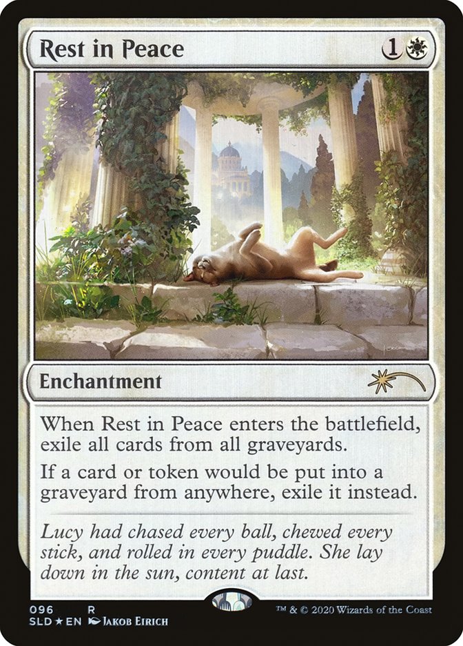 rest in peace mtg card Rest in Peace [34] [Vault Frame Showcase] [The Big Score] [Foil] – Face to  Face Games