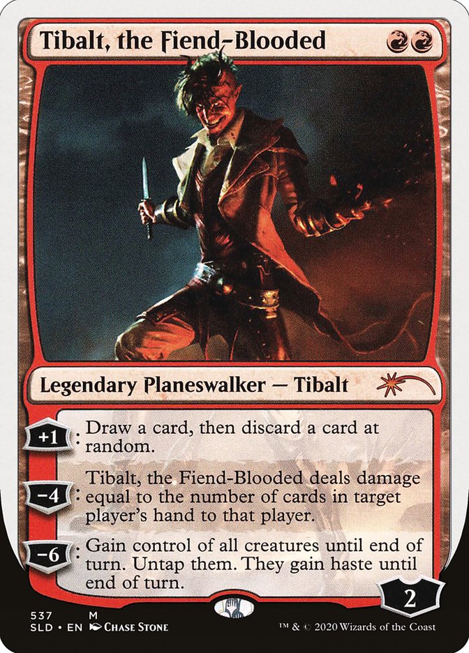 white bordered cards mtg Weakness [Revised Edition] (Foreign Border)  The Nerdporium Secret Lair: Tibalt, the Fiend-Blooded