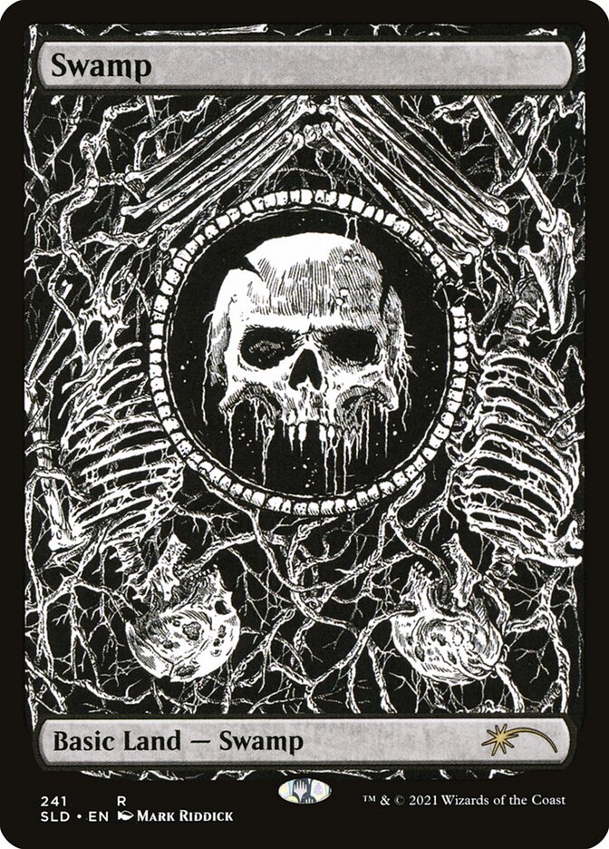 MTG SLP 0033 沼 / Swamp Foil Magic Con C Swamp Promo