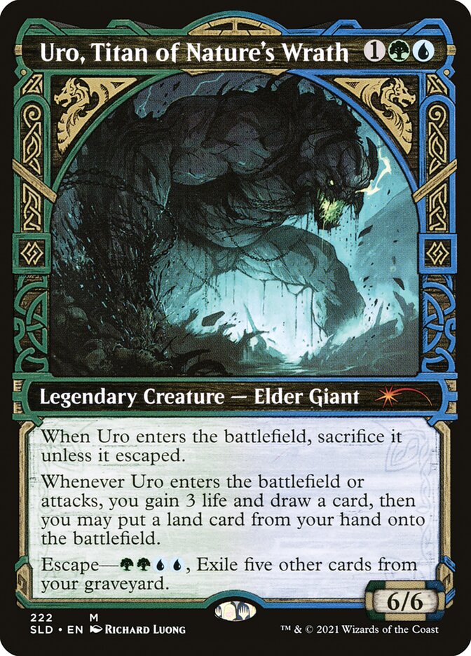 mtg uro commander deck Elite Urza Artifacts - Mono Blue - Urza, Lord High Artificer - EDH cEDH - 100 Card - Custom Magic The Gathering Deck then you may put a land card from your hand onto the battlefield. Magic The Gathering - Modern