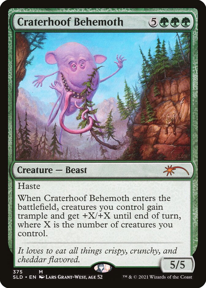 Craterhoof Behemoth | Secret Lair | Card Kingdom