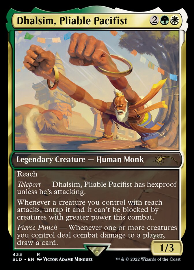 Dhalsim, Pliable Pacifist | Secret Lair | Card Kingdom