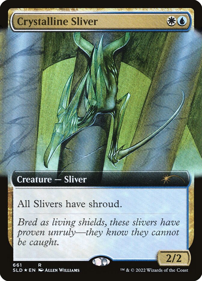 secret lair スリヴァーの巣　 foil Foil】(668)□拡張アート□《スリヴァーの巣/Sliver Hive》[SLD