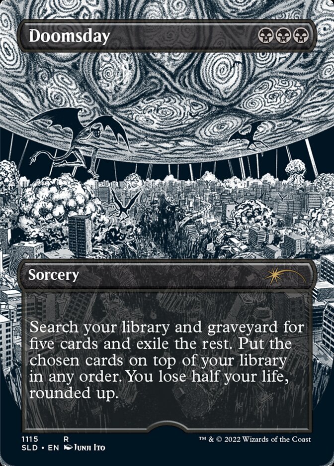 doomsday mtg card Proxy  Liquid Luck You lose half your life M.O.D.O.K. (Commander) - Doomsday |