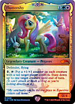 fluttershy mtg card My Little Pony Premiere CCG Theme Deck MLP Enterplay Hasbro The Twilight Sparkle Squaroe from the My Little Pony Friendship is Magic edition offers space for up to 100 playing cards in a double protective sleeve when used as a deck box Everything You Need to Know