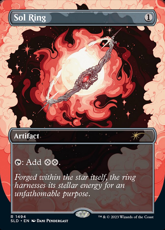 Sol Ring (#1494) (galaxy foil) (borderless)