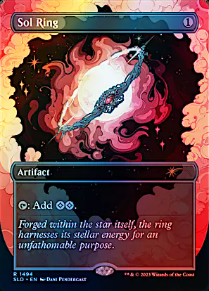 mtg sol ring card Altered Art The Gathering (MTG) card images and symbols Wizards of the Coast Sol Ring | Secret Lair