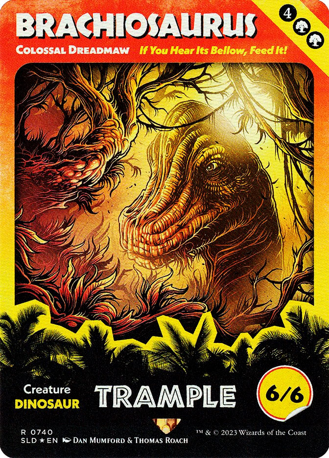 spinosaurus mtg card Regisaur Alpha | Secret Lair