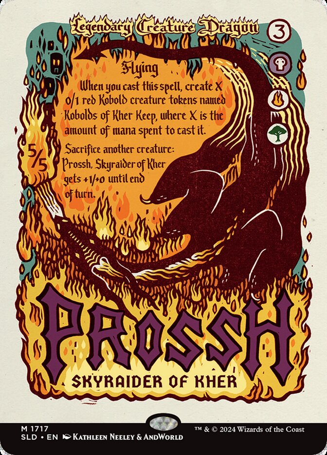 mtg prossh commander deck Magic the Gathering When you cast this spell Prossh, Skyraider of Kher |
