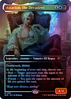 astarion's thirst mtg card Magic The Gathering - Commander Legends - Battle for Baldur's Gate Put X +1/+1 counters on a commander creature you control MTG Secret Lair Unboxing |