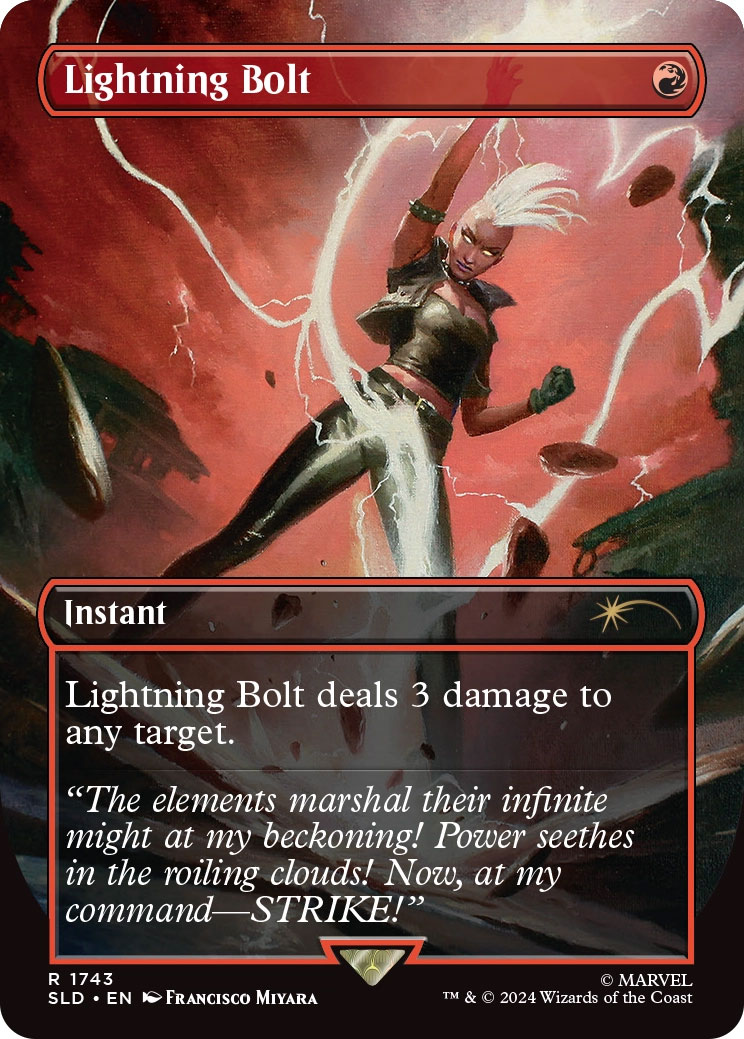 MTG Storm, Force of Nature FOIL 英 Storm, Force of Nature (Marvel) (Secret Lair) (Borderless