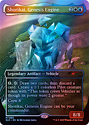 mtg shorikai commander deck EDH Deck Shorikai, Genesis Engine 100 Magic Cards Custom Deck Vehicles Genesis Engine can be your commander. Shorikai Genesis Engine Vehicle Deck