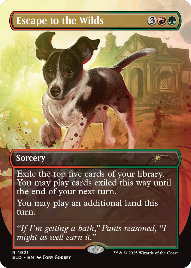 Escape to the Wilds (#1921) (foil) (borderless)