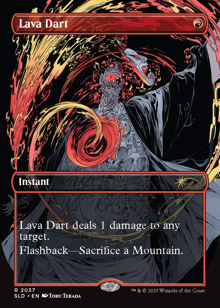 溶岩の投げ矢　Lava Dart 英語　foil Lava Dart | Secret Lair | Card Kingdom